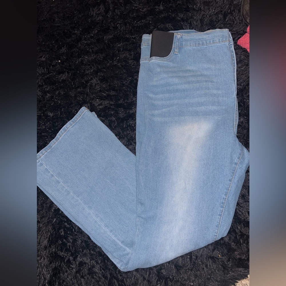 SHEIN Classic maternity Blue Denim Pants